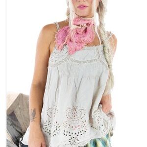 Magnolia pearl European cotton cami sold out #1496 in moonlight
